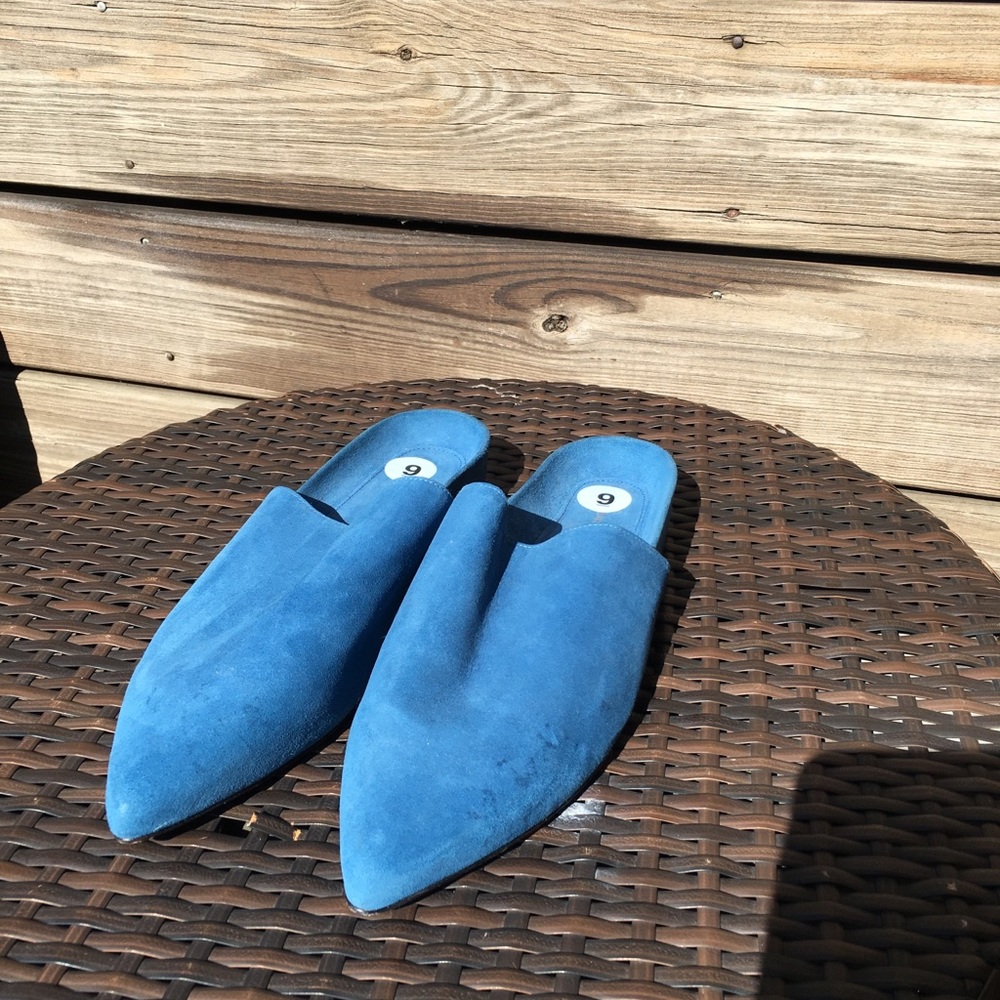 Stuart Weitzman Lux Slip On Mules